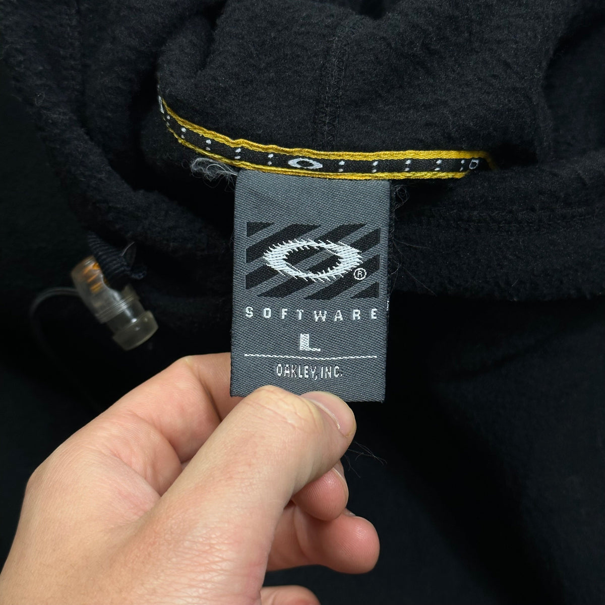Oakley Software 00’s Fleece Pocket Smock Pullover - L (XL) | XL, Black