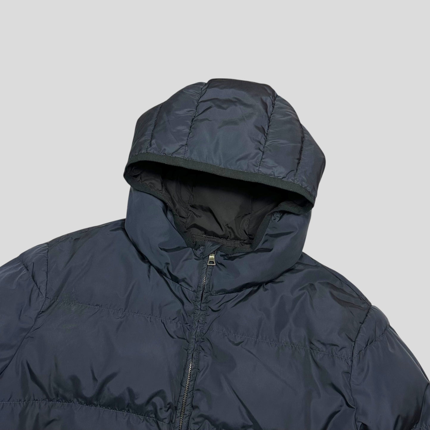 Prada 2011 Red Tab Nylon Goose Down Puffer Jacket - IT52 (L)