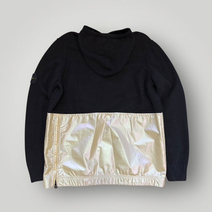 Stone Island AW/18 Iridescent Coating Coating Tela Reflex Knitted Hoodie L