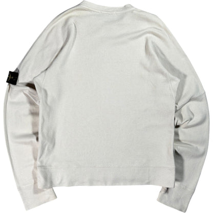 Stone Island 2007 Adjustable Crewneck Jumper L | Large, White