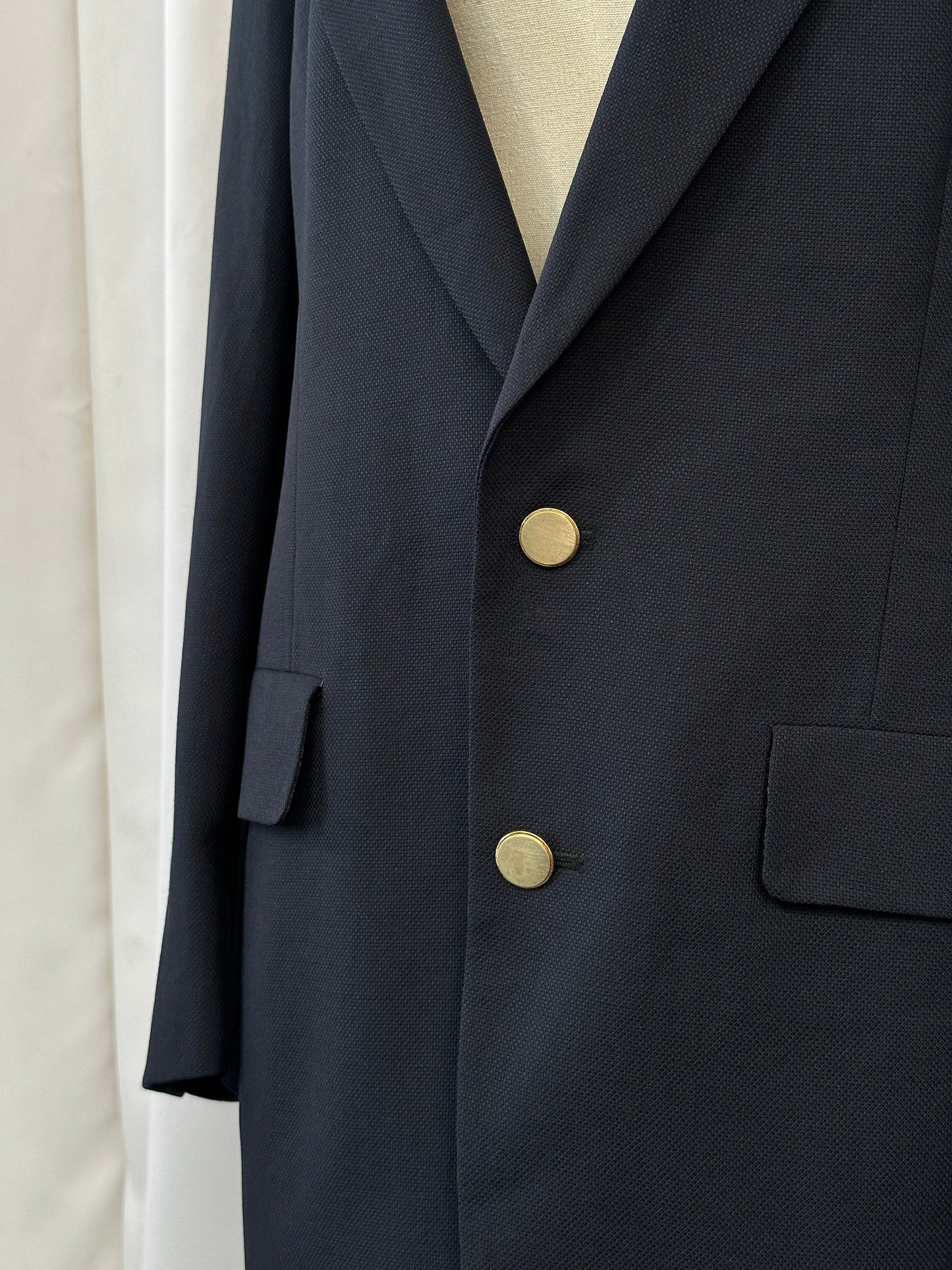 Christian Dior Monsieur 1980s Pure Wool Bespoke Button Blazer - 38R/M