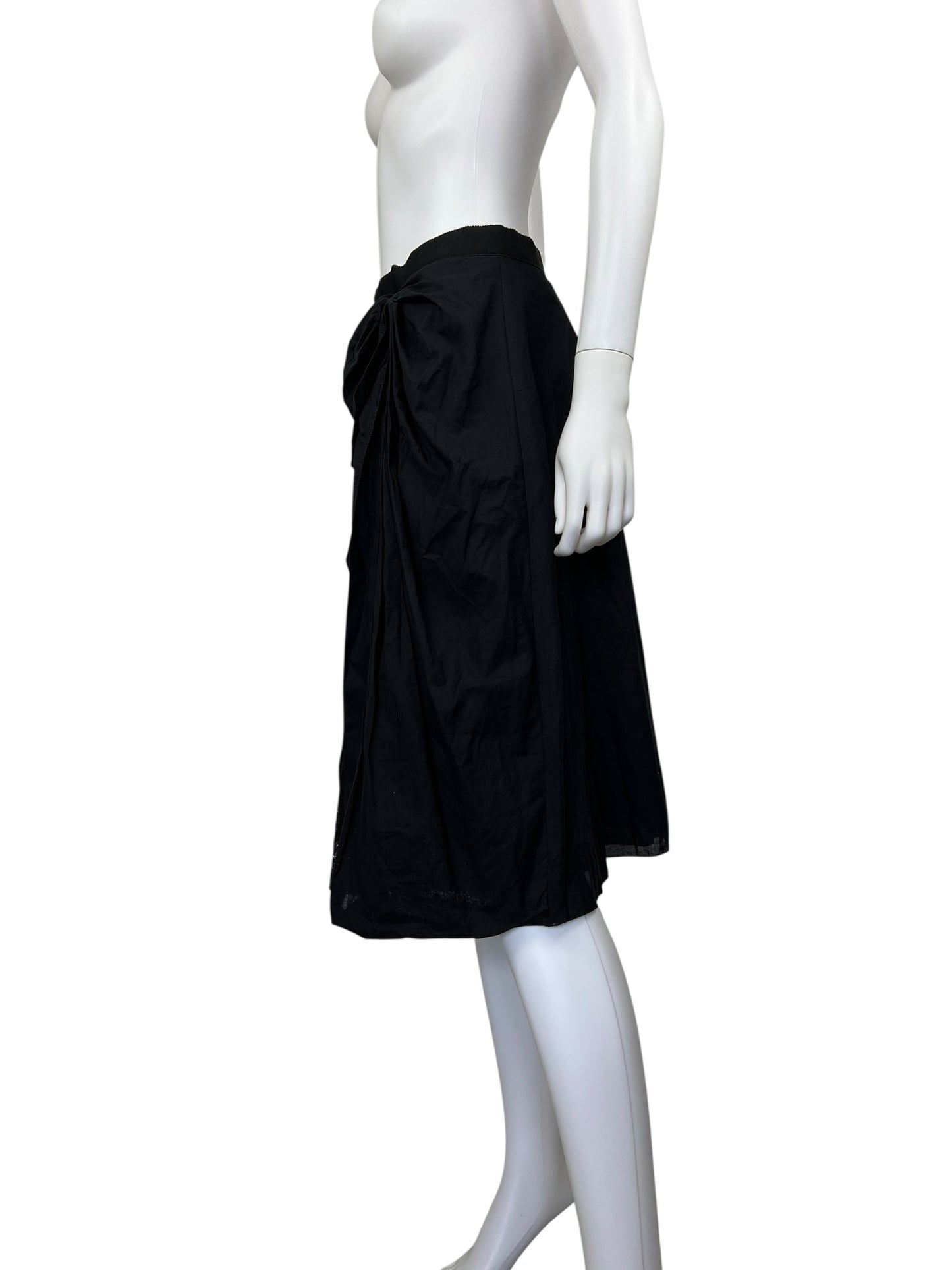 Emporio Armani gathered pleat skirt | Navy, Multicoloured