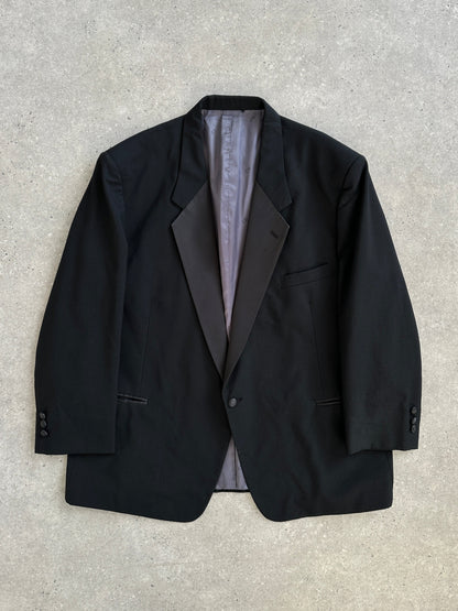 Christian Dior Le Connaisseur 1990s Tuxedo Wool Blazer - 52R/XXL