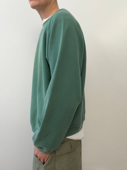 Armani Jeans 90s Crewneck Sweatshirt | X-Large, Green
