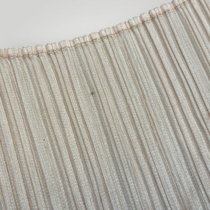 2000's Issey Miyake Pleats Please 3/4 Sleeve Top 3 | O/S, Beige