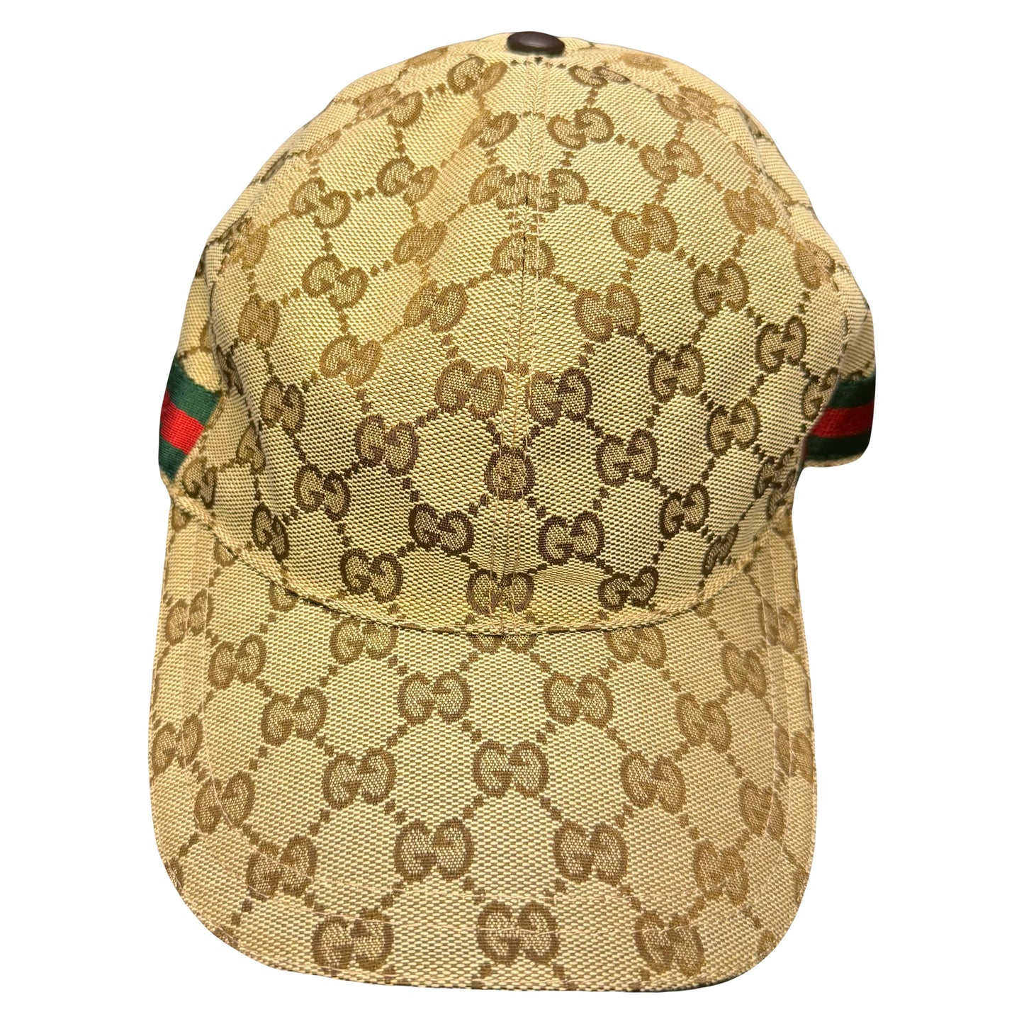 Gucci Monogram Cap In Tan (L) | O/S, Tan