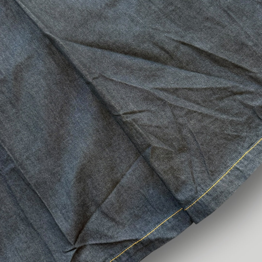 90s Issey Miyake Sport Western Style Denim Pullover M/L | O/S, Blue