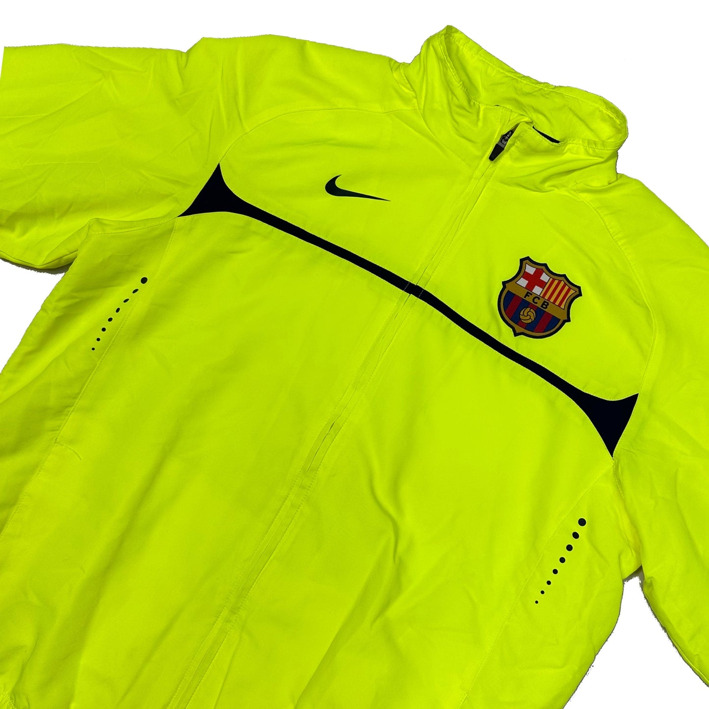 Nike Barcelona 2010/11 Tracksuit Top In Neon ( L )