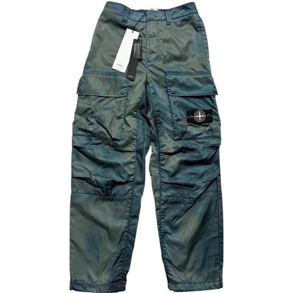 Stone Island Porter Cargo Trousers | W28, Olive Green