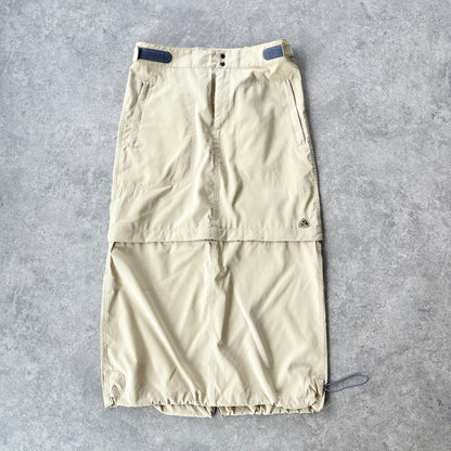 Nike ACG S/S 2002 deadstock technical cargo maxi skirt (S)