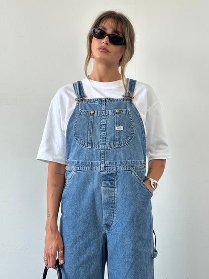 Lee Pure Cotton Denim Dungarees - M