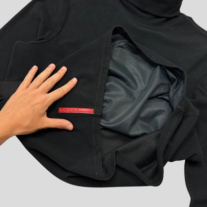 Prada Sport AW00 Snood / Roll Neck Ski Fleece - M