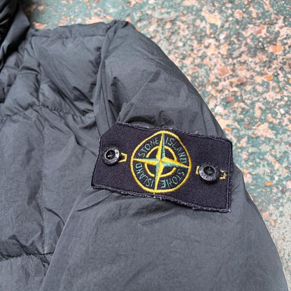 AW19 Stone Island Crinkle Reps Jacket | Green, Green