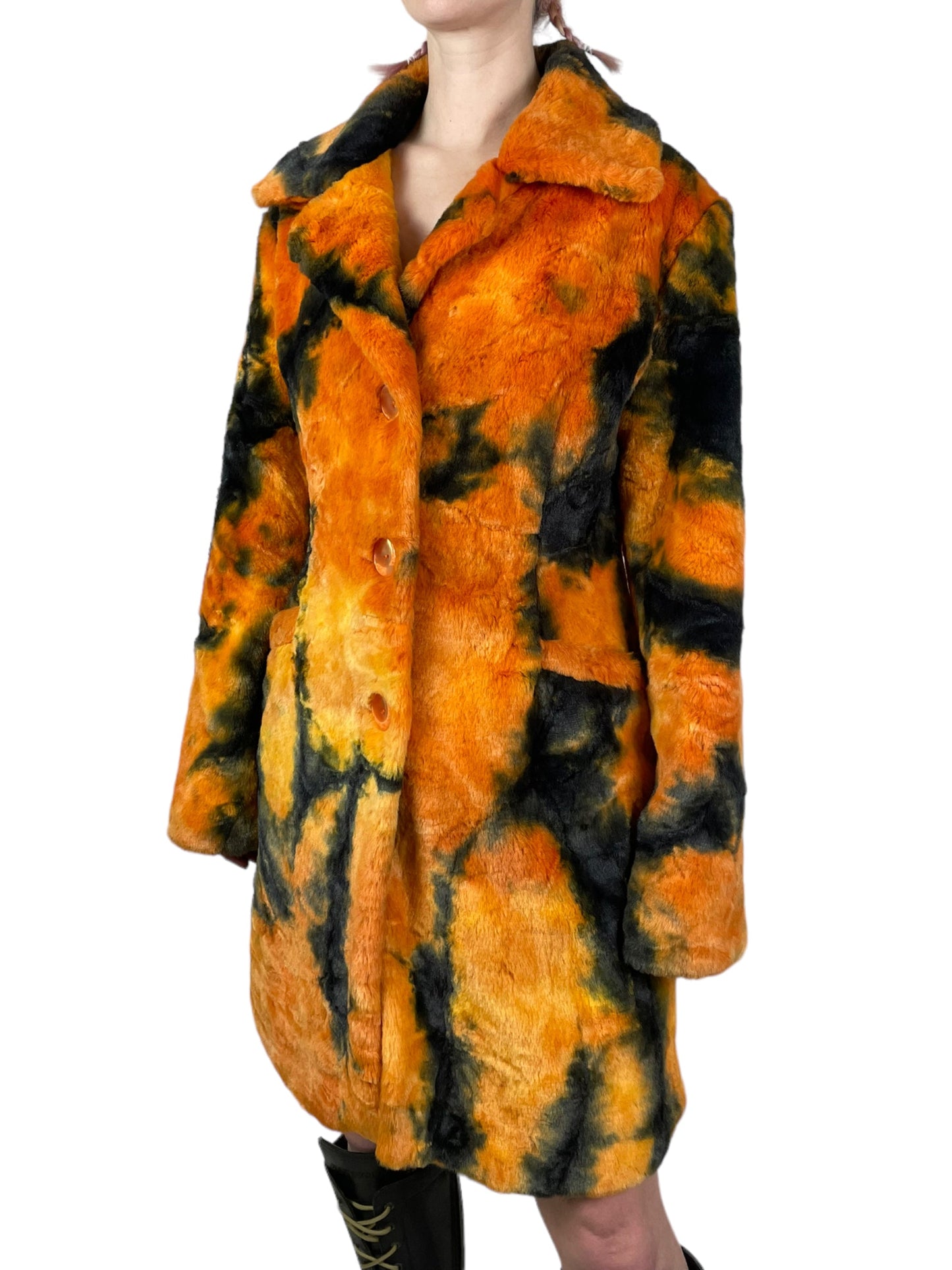 Emanuela 1990s faux fur coat