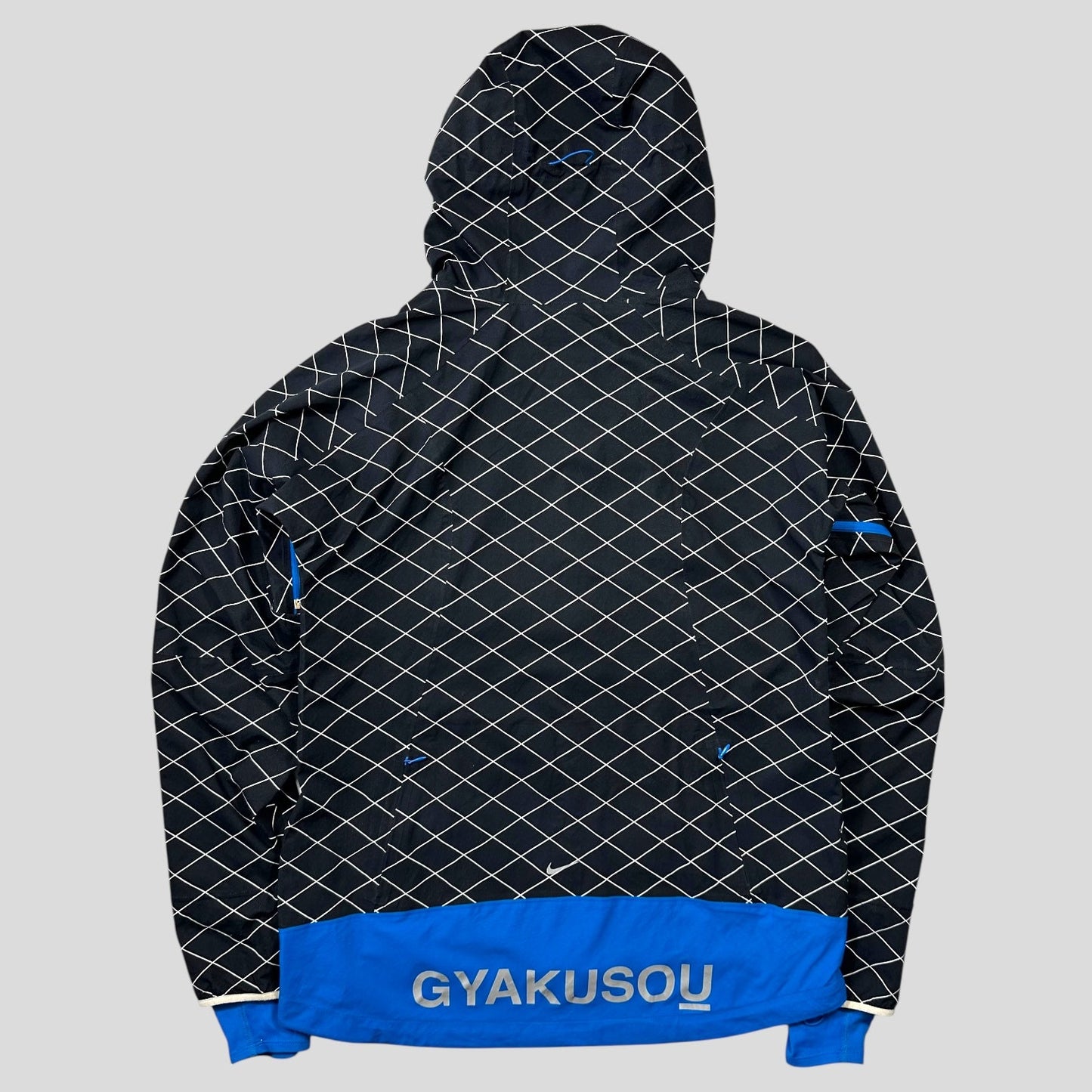 Nike Gyakusou 2015 x Undercover 3m Diamond Asymmetrical Taped Seam Jacket - XL (L) | Large, Blue