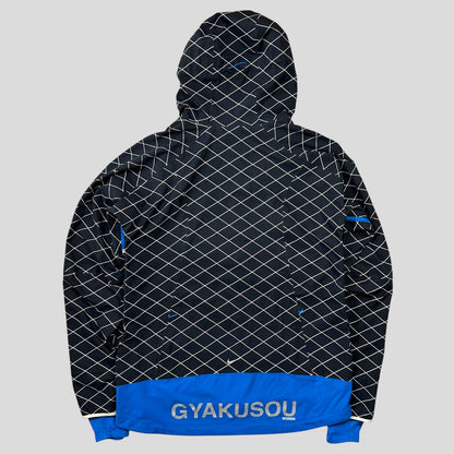 Nike Gyakusou 2015 x Undercover 3m Diamond Asymmetrical Taped Seam Jacket - XL (L) | Large, Blue