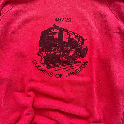 1970s red graphic crewneck | Red, Red