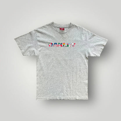 Oakley Software 2000’s Flags Print T-shirt M