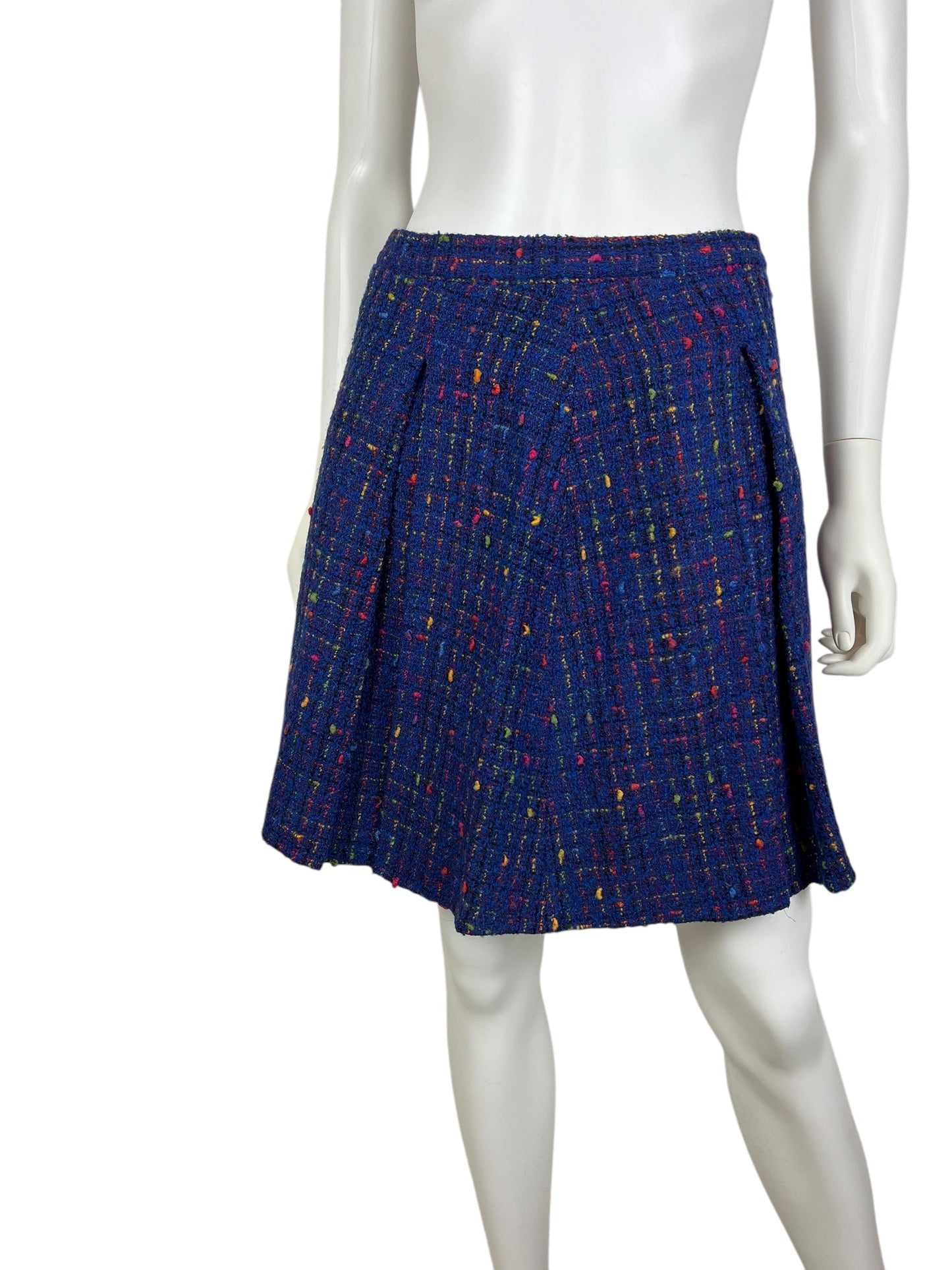 Versace early 1990s boucle skirt suit