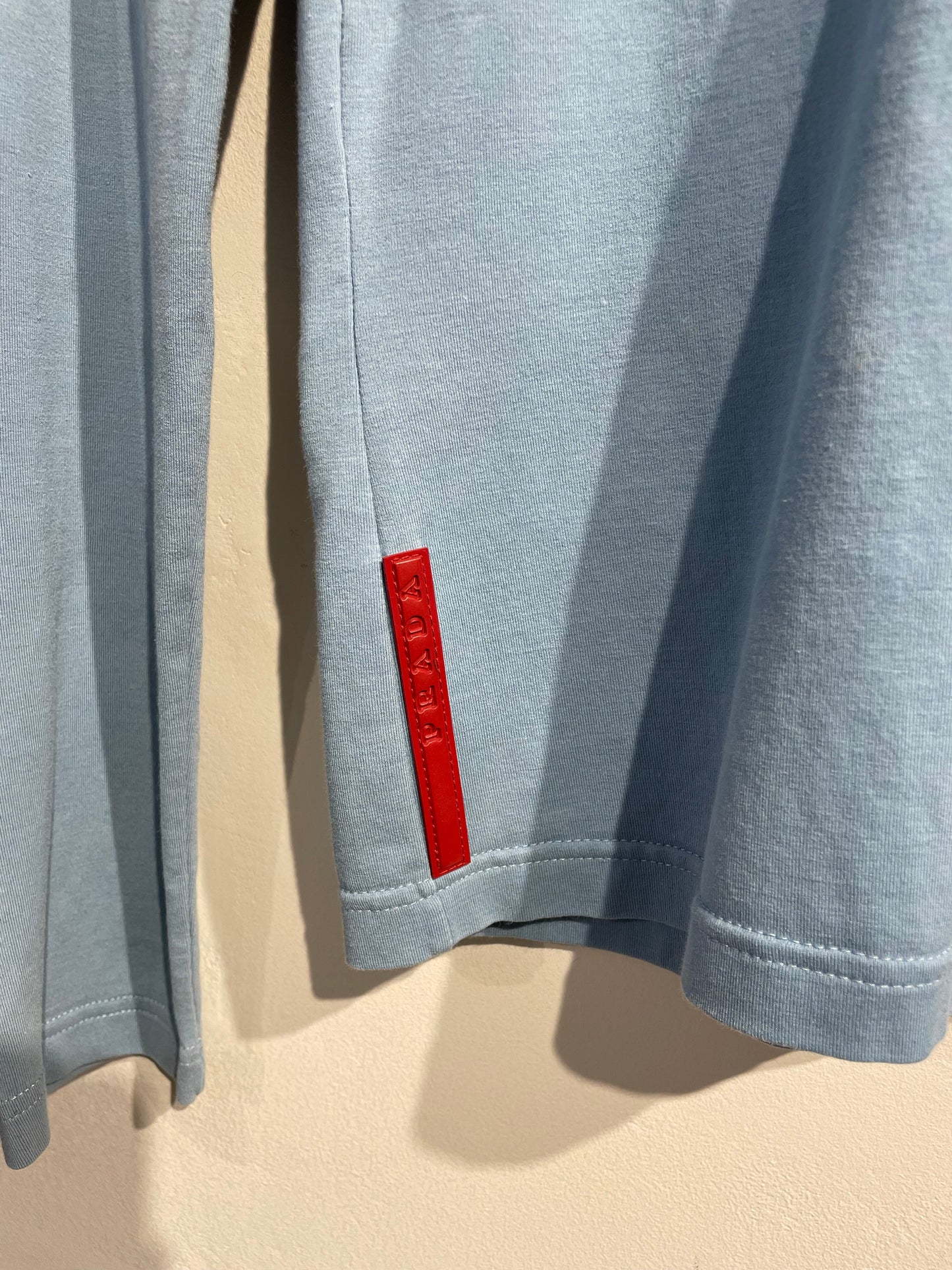 Prada Sport 00s Long Sleeve Rear Pocket T-Shirt | Medium, Red