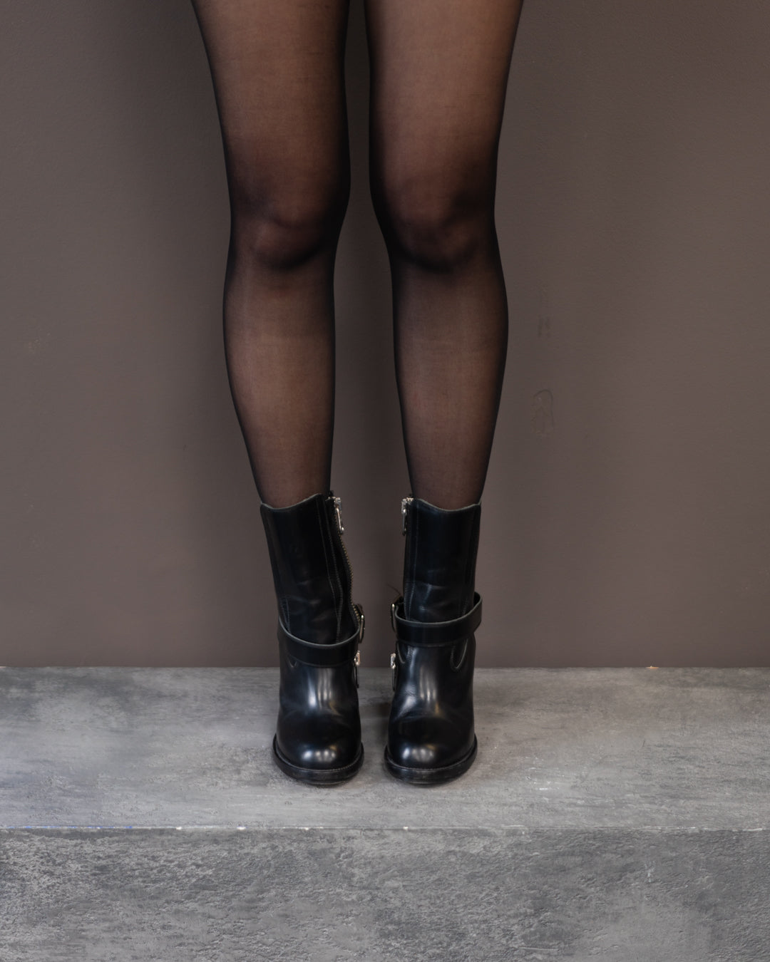 CHLOE DOUBLE ZIP BOOTS (EU 38.5)