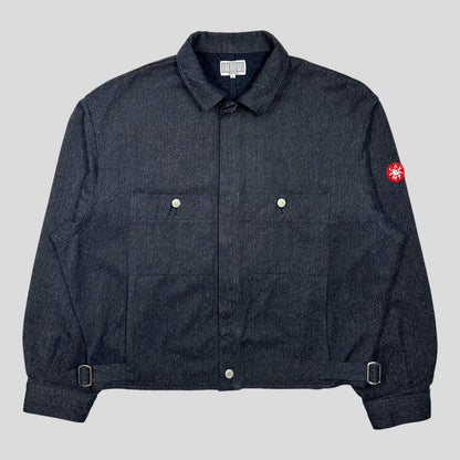 Cav Empt AW23 Black Heather Denim Boxy Jacket - L - Known Source