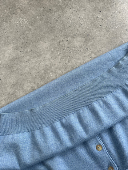 Burberry London 2000s Merino Wool Polo Logo Jumper - XL