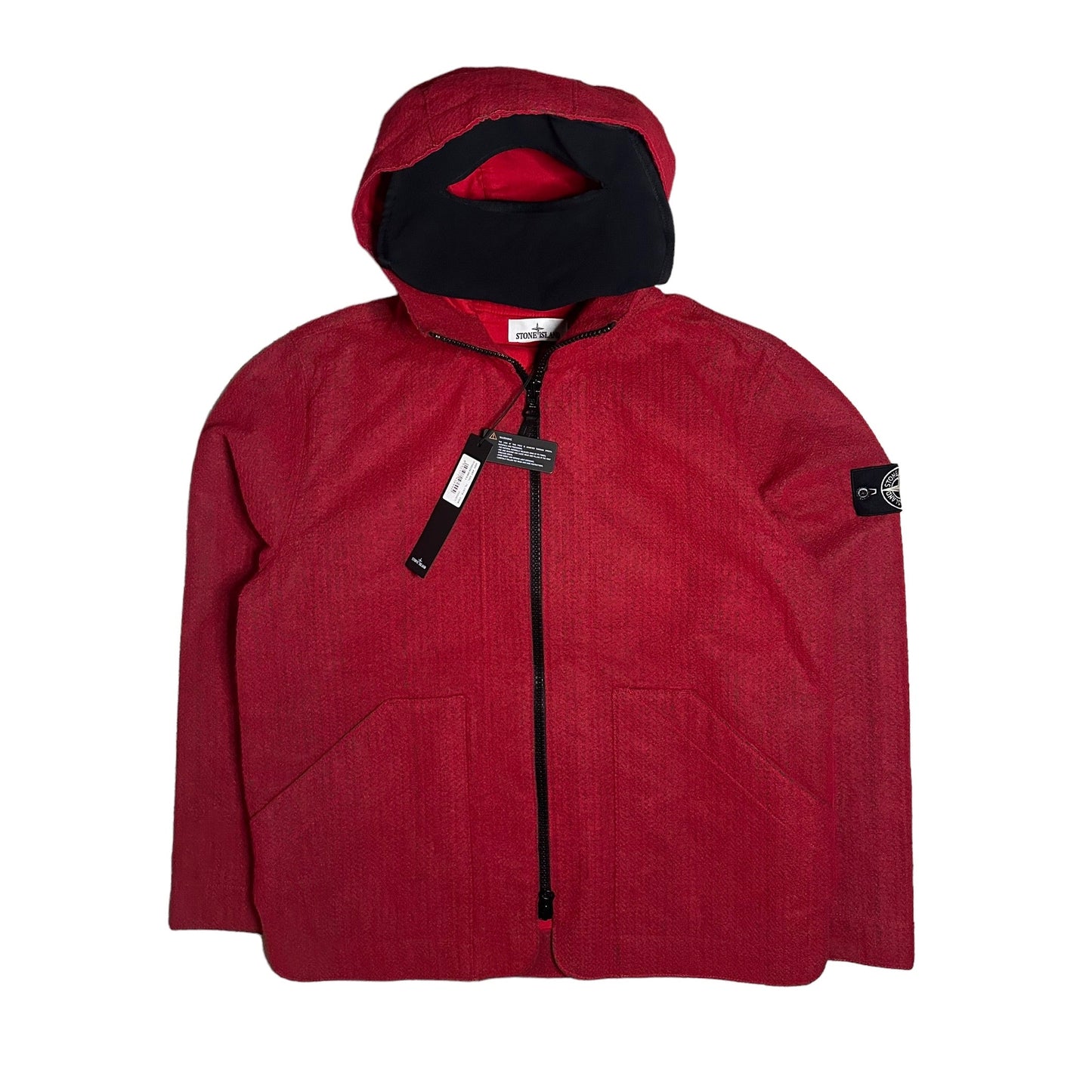 Stone Island Needle Punched Reflective Jacket with Special Process Badge