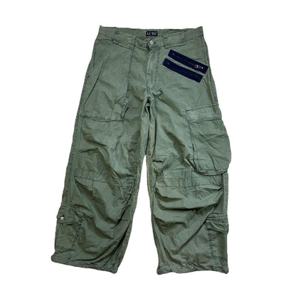 Armani Jeans Baggy Khaki Cargo Bottoms