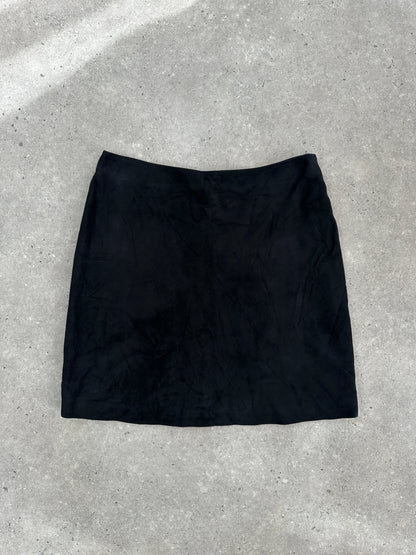 Gianni Versace 1990s Suede Mini Skirt - W30