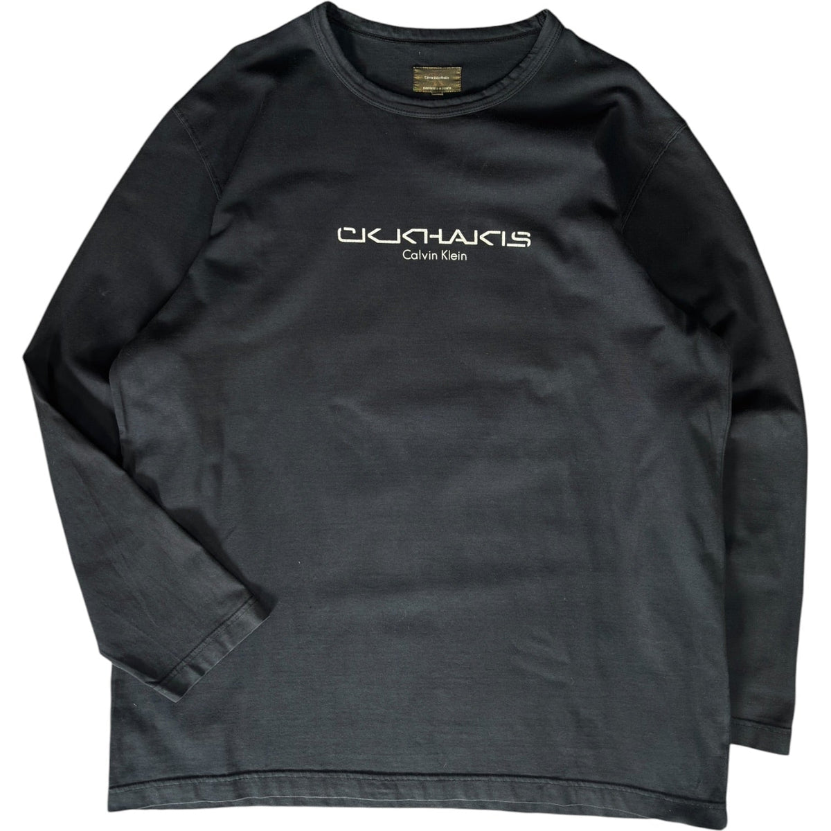 Calvin Klein Khakis 00’s Longsleeve Shirt L | Large, Multicoloured
