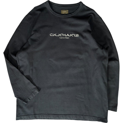 Calvin Klein Khakis 00’s Longsleeve Shirt L | Large, Multicoloured