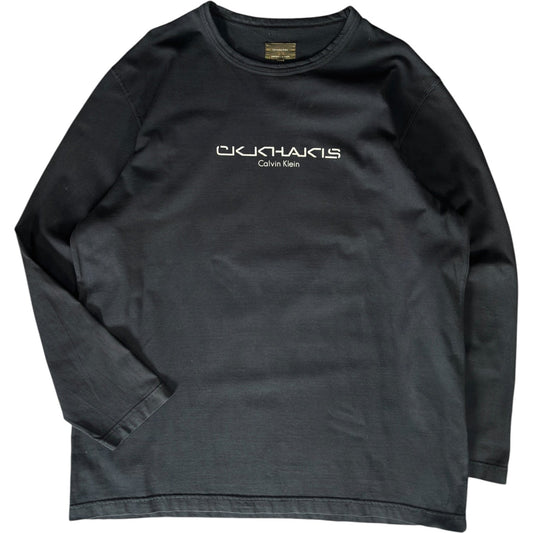 Calvin Klein Khakis 00’s Longsleeve Shirt L | Large, Multicoloured