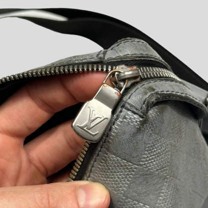 Louis Vuitton Damiere Discovery Monogram BB Leather Infini Messenger Bag | O/S, Grey