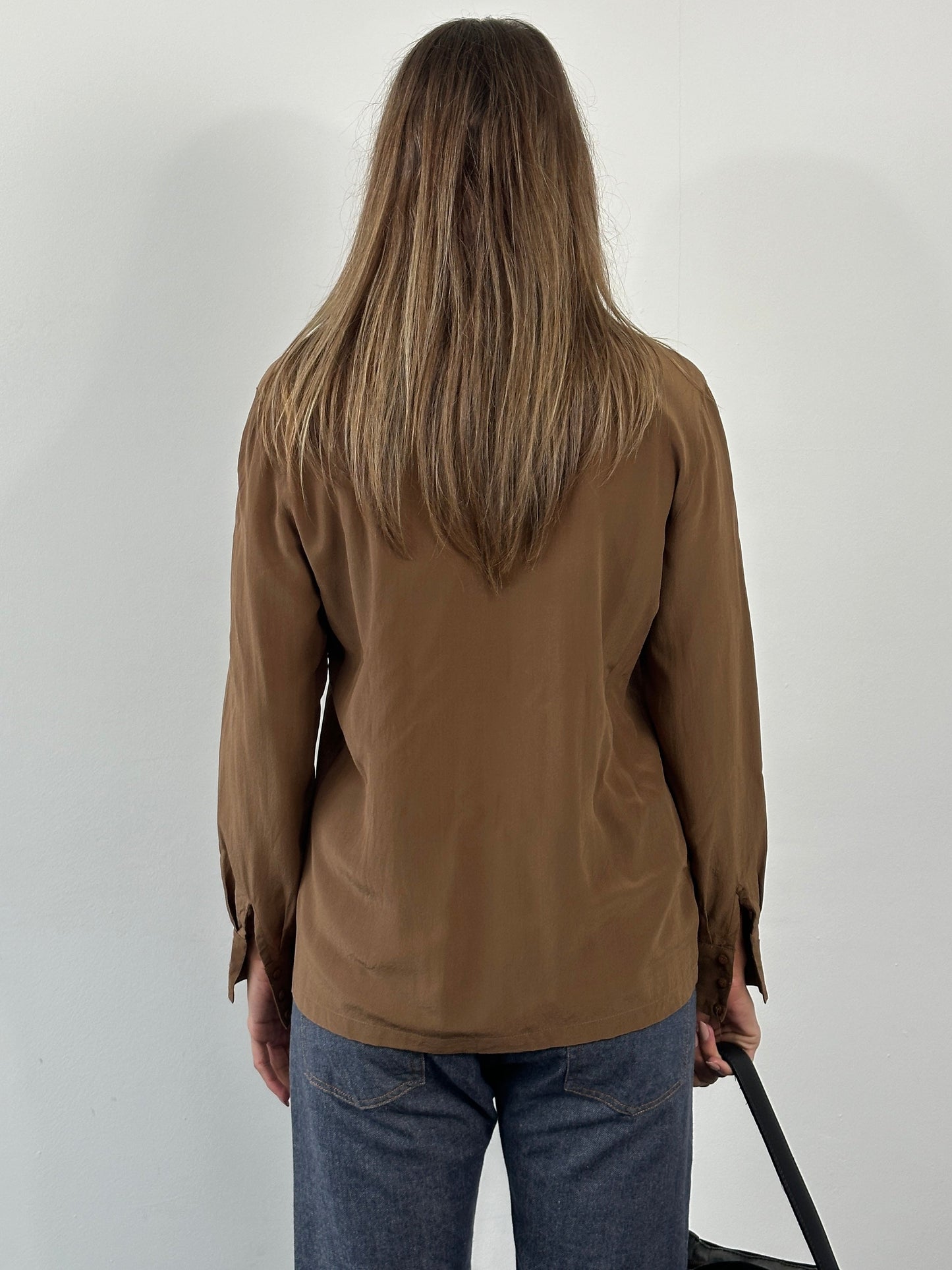 Vintage 2000s Pure Silk Shirt - S/M