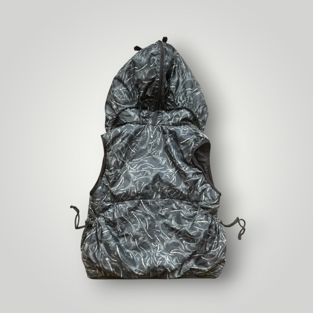 Final Home FW/2002 Interchangeable Split Hood Vest S | O/S, Camo