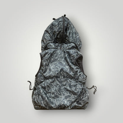 Final Home FW/2002 Interchangeable Split Hood Vest S | O/S, Camo