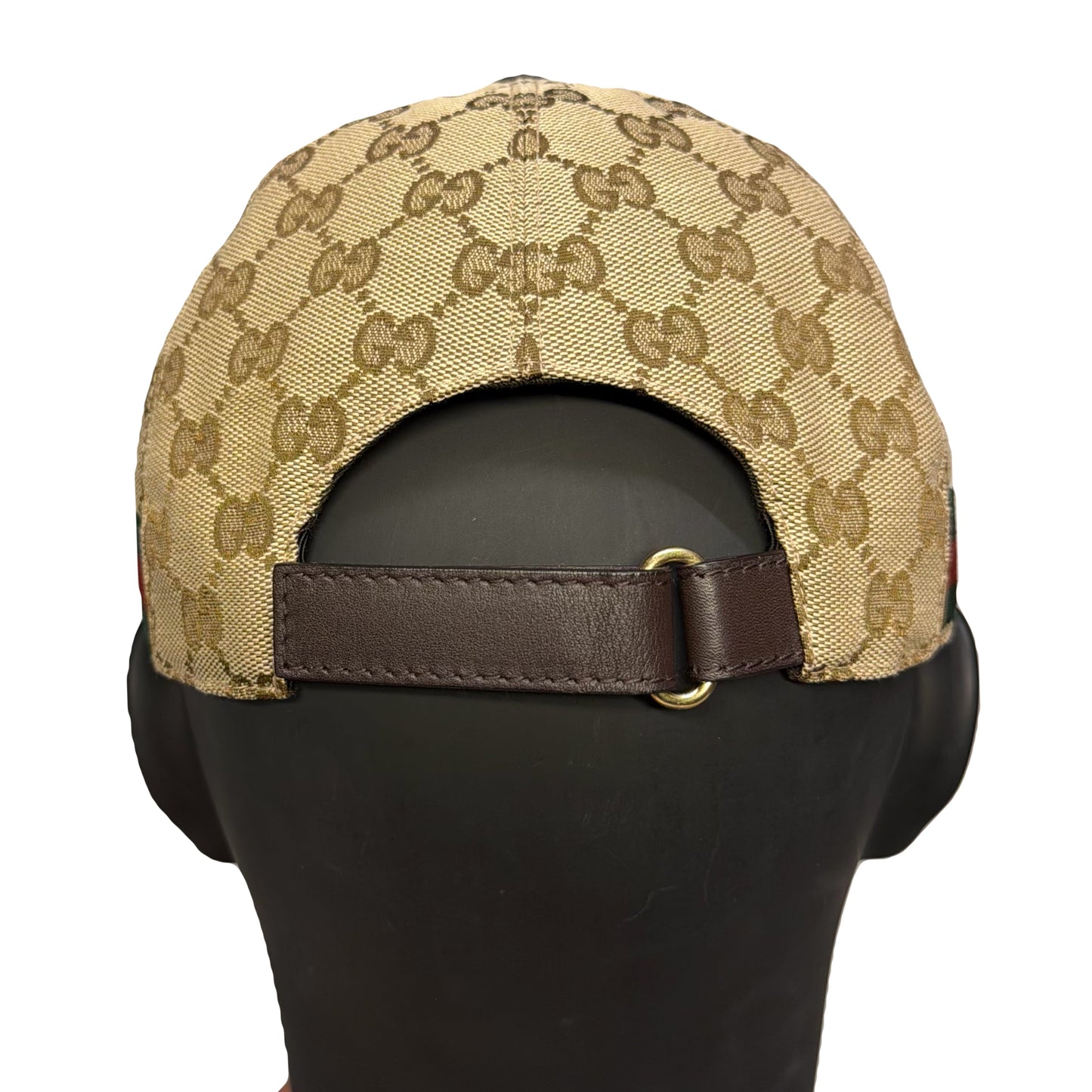 Gucci Monogram Cap In Tan (XL) | O/S, Tan