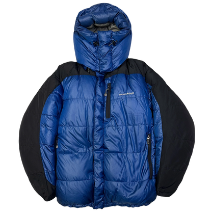 Montbell Ventisca Down Puffer Jacket In Navy & Blue ( L )