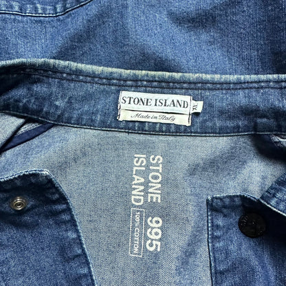 S/S 1995 Blue Selvedge Denim Blouson Work Jacket