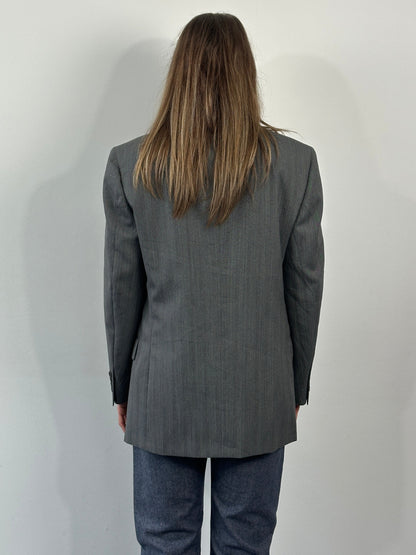 Christian Dior Monsieur 1980s Pure Wool Stripe Blazer - 39R/M