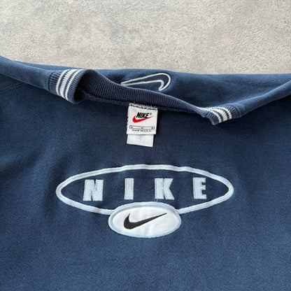 Nike RARE 1990s heavyweight embroidered sweatshirt (M)