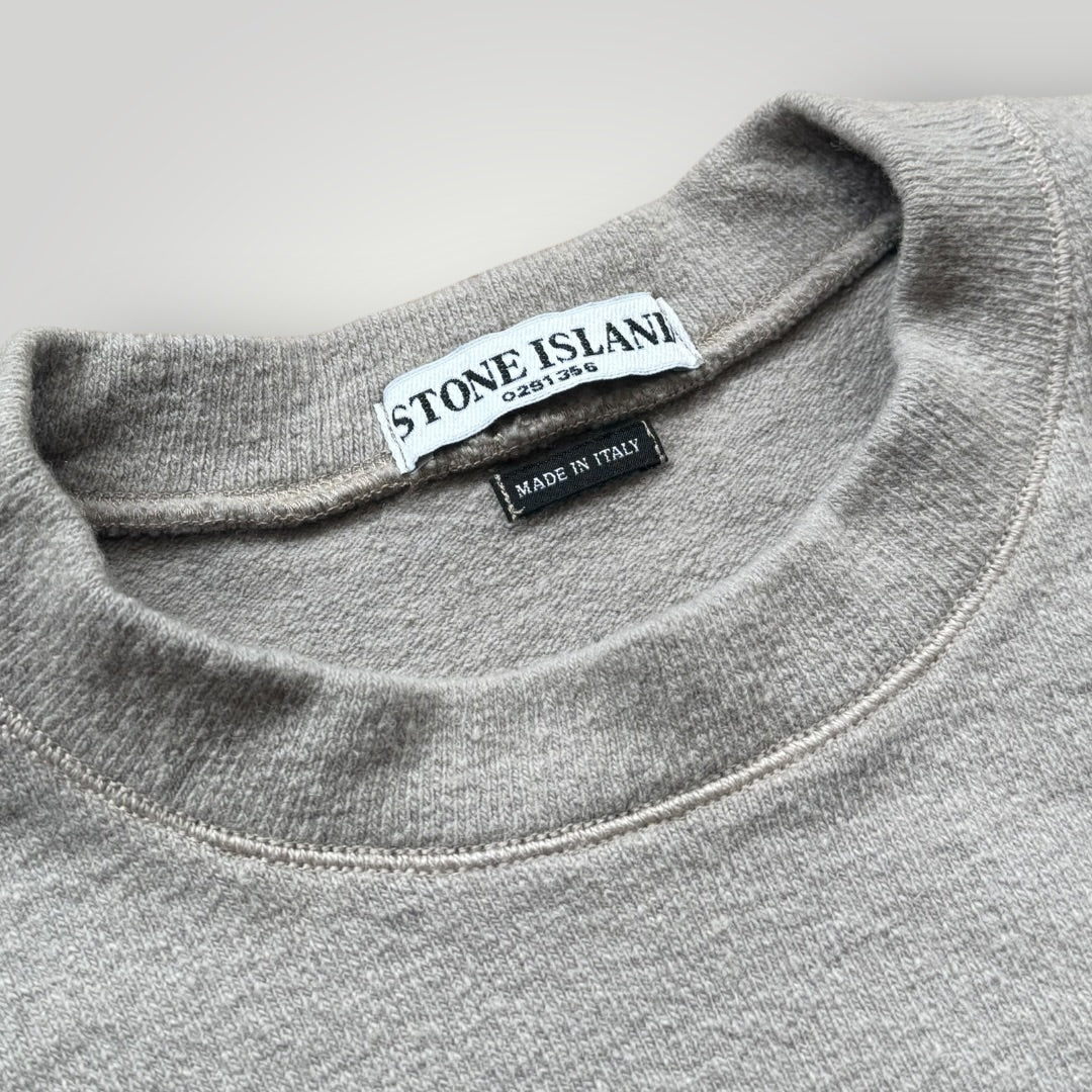 Stone Island AW/04 Wool Arm Spellout Knit 3XL