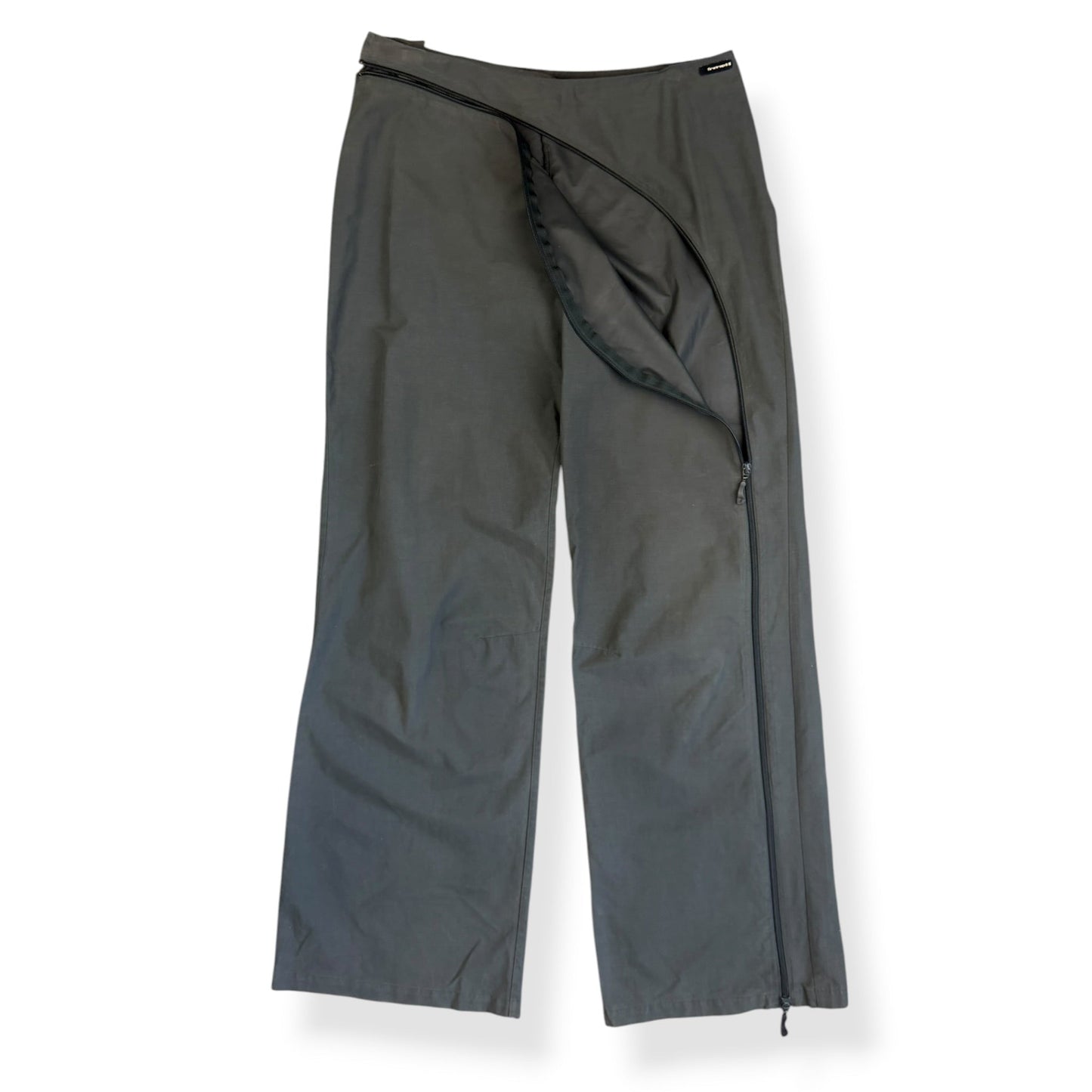 SS2000 Firetrap Asymmetric Zip Trousers (32) | O/S, Black