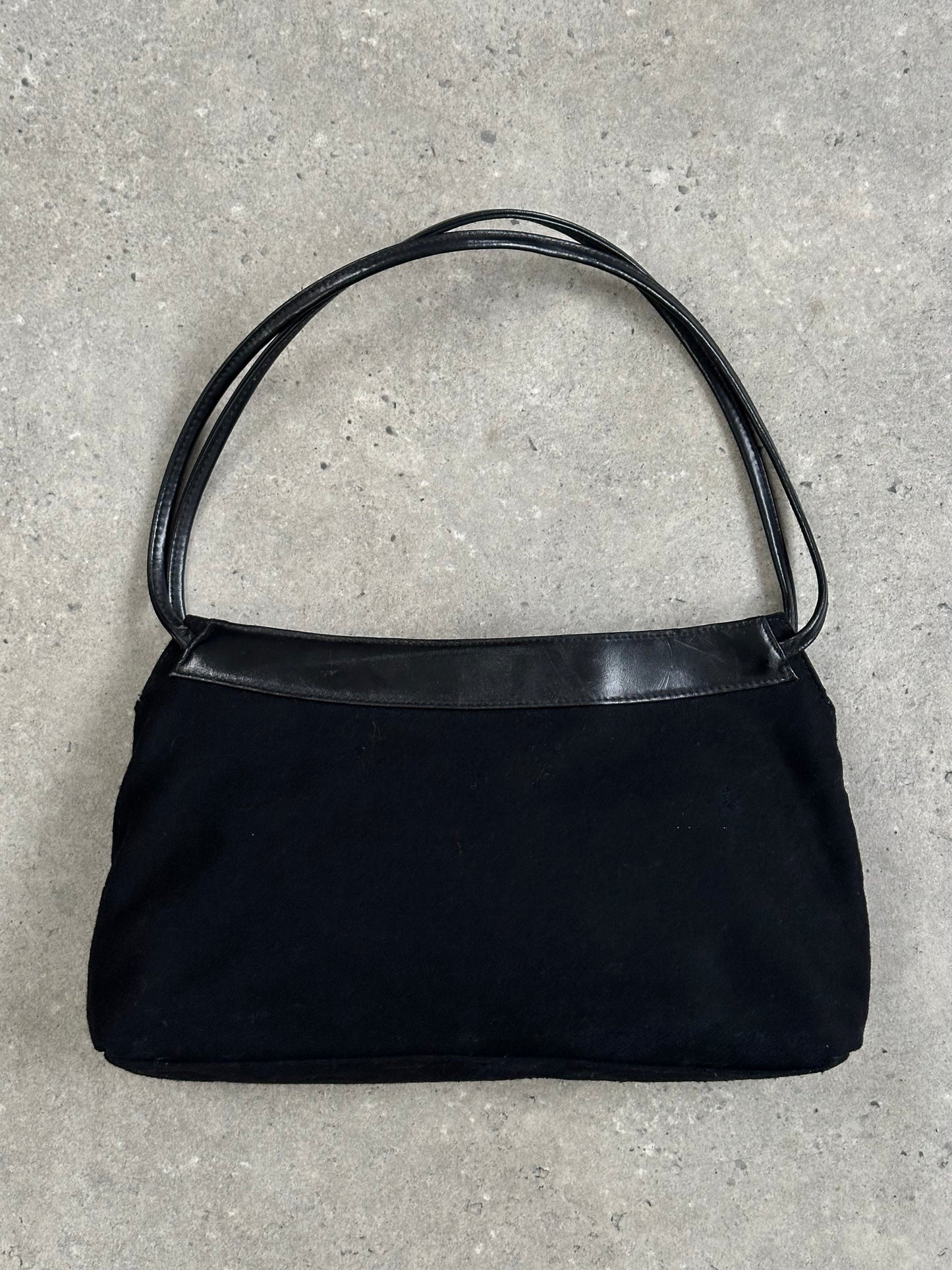 Armani Jeans 2000s Wool Shoulder Bag