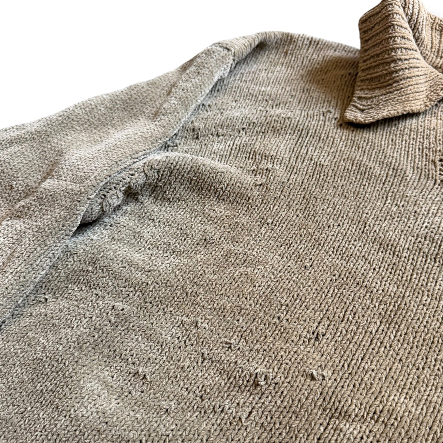 FW1998 Stone Island Chenille Knitted Jumper (L) | Large, Green