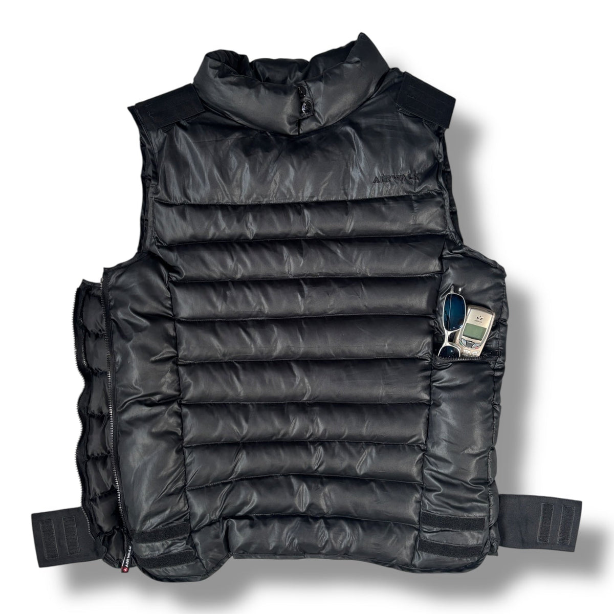 Airwalk 00’s Ballistic Puffer Vest L | Large, Black