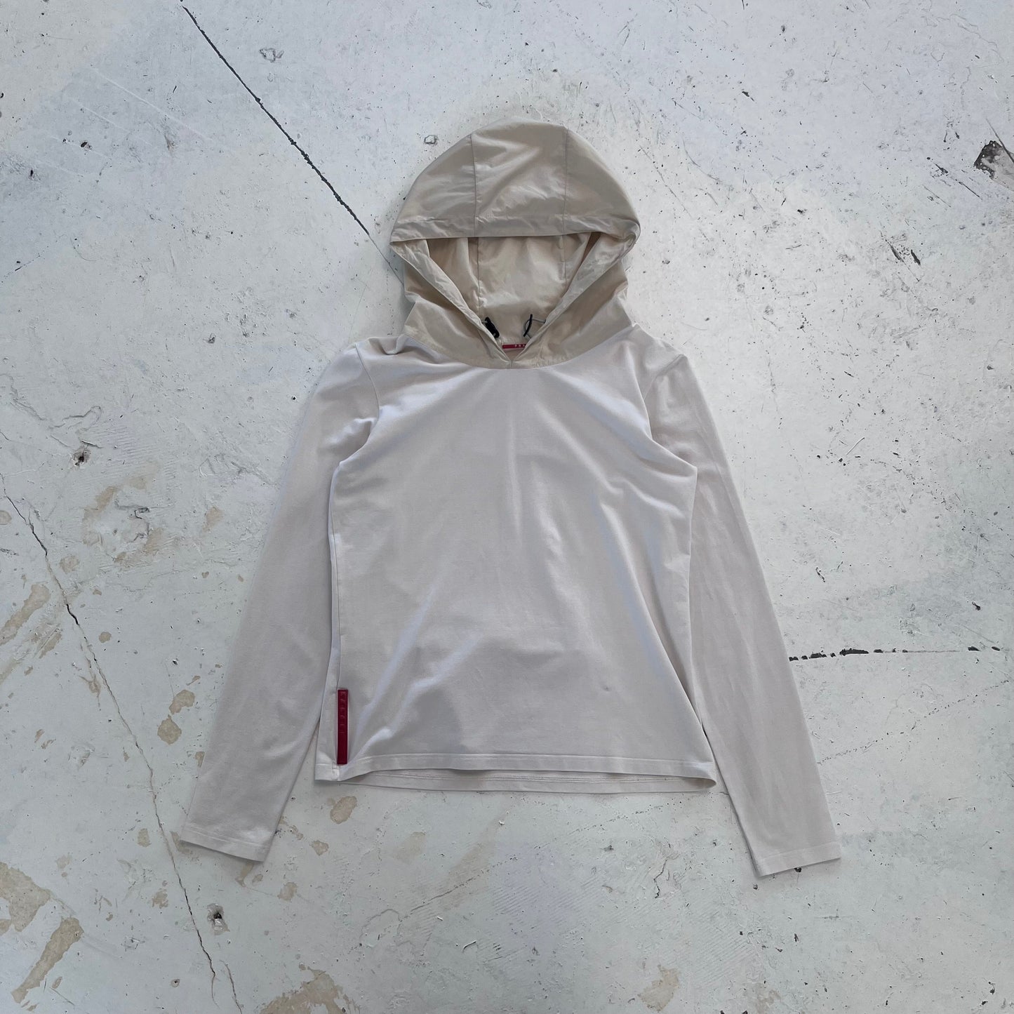 ss1999 prada sport hooded top | Beige, Beige