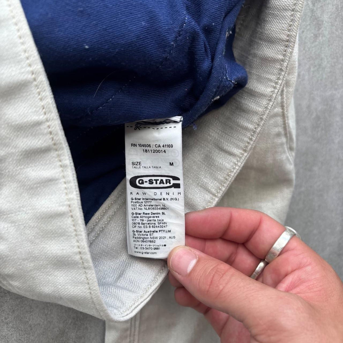 G-STAR UTILITY DENIM JACKET | O/S, Sage