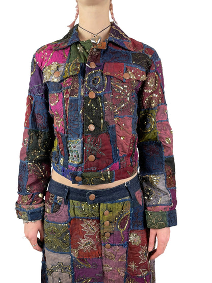 S/S 1999 Jean Paul Gaultier patchwork jacket